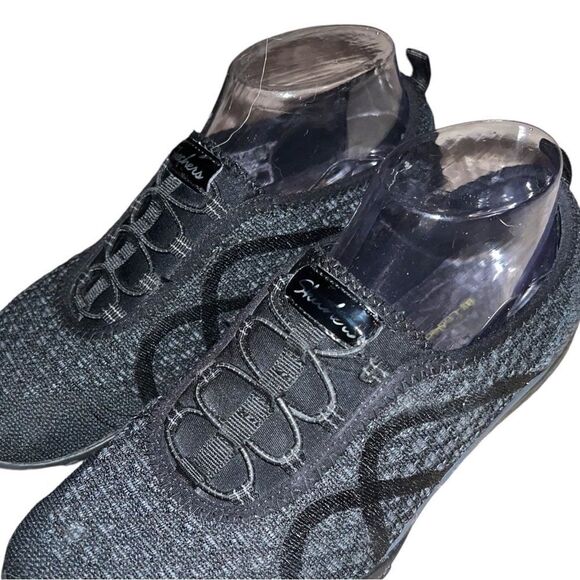 Skechers black breath easy infi-knity slip on shoes - Picture 5 of 13